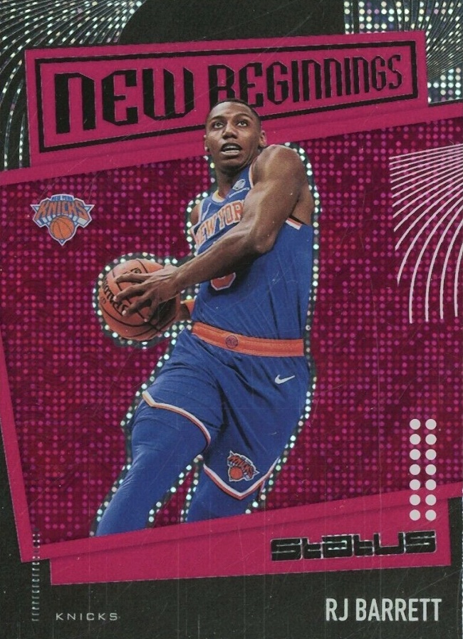 2019 Panini Status New Beginnings RJ Barrett #15 Basketball Card