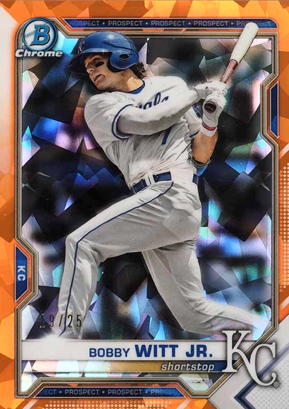 2021 Bowman Draft Chrome Sapphire Edition Bobby Witt Jr. #BDC47 Baseball Card