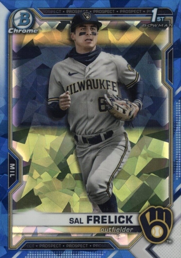 2021 Bowman Draft Chrome Sapphire Edition Sal Frelick #BDC172 Baseball Card