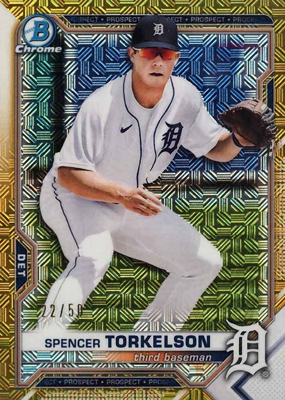 2021 Bowman Mega Box Chrome Spencer Torkelson #BCP96 Baseball Card