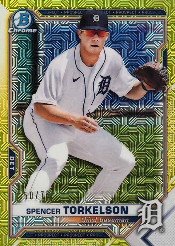 2021 Bowman Mega Box Chrome Spencer Torkelson #BCP96 Baseball Card