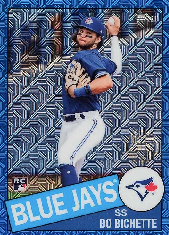 2020 Topps Update Silver Pack 1985 Chrome Promo Bo Bichette #CPC14 Baseball Card