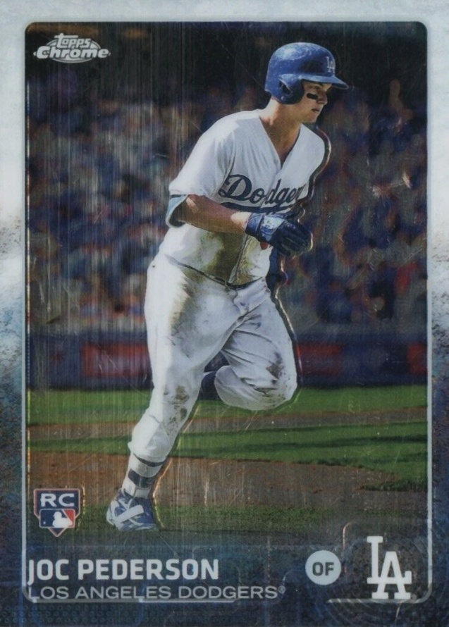 2015 Topps Chrome Joc Pederson #129 Baseball Card