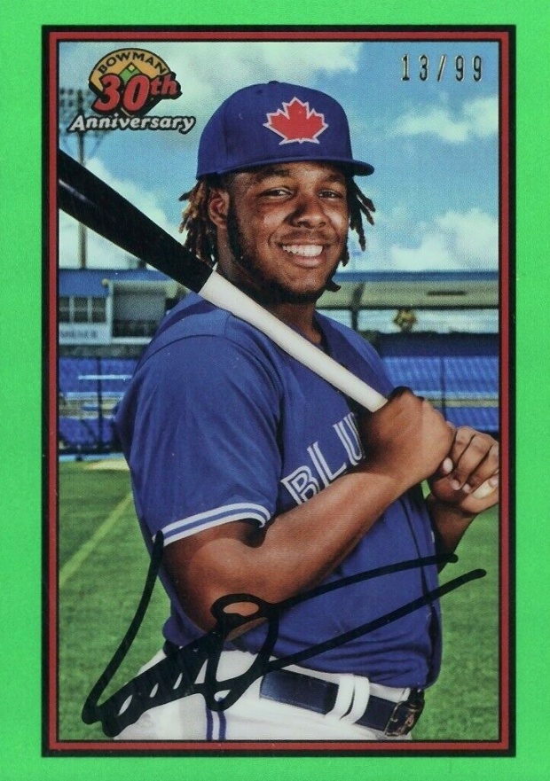 2019 Bowman 30th Anniversary Chrome Vladimir Guerrero Jr. #VGJ Baseball Card