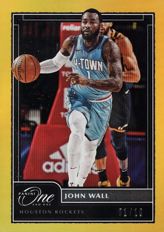 2020 Panini One and One John Wall #87 Basketball Card