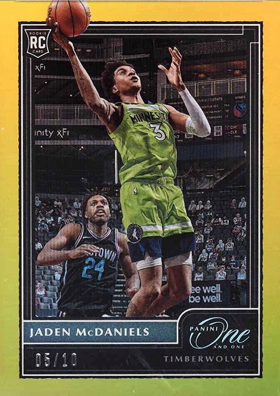 2020 Panini One and One Jaden Mcdaniels #133 Basketball Card