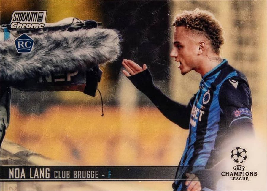 2020 Stadium Club Chrome UEFA Champions League Noa Lang #4 Soccer Card