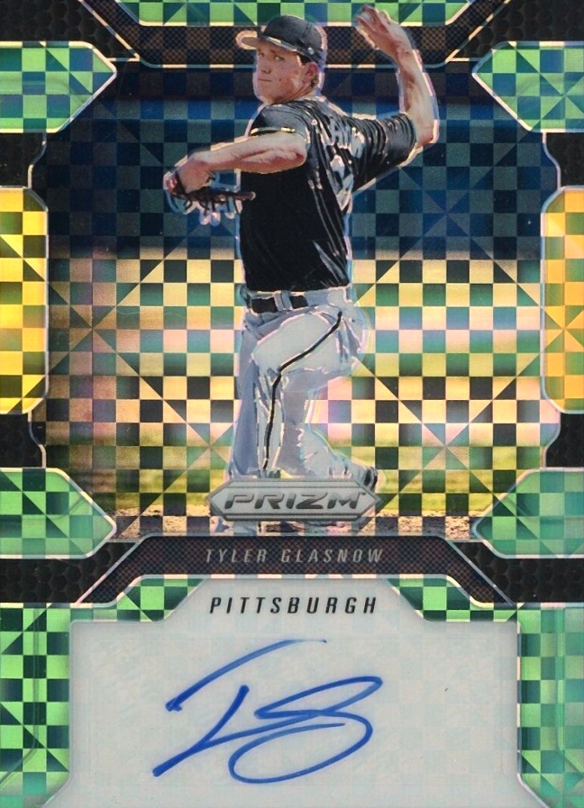 2017 Panini Chronicles Panini Prizm Autograph Tyler Glasnow #APTR Baseball Card