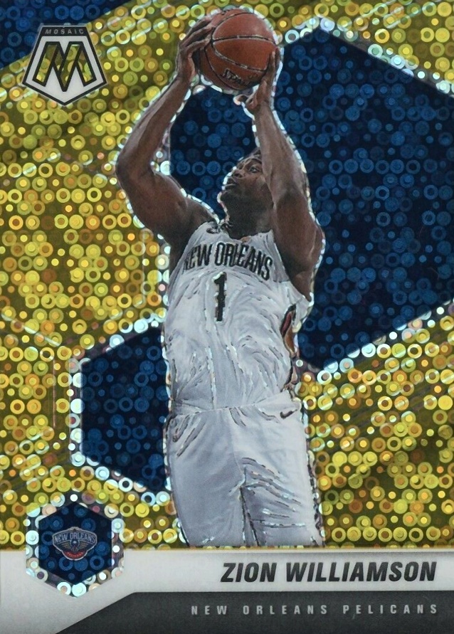 2020  Panini Mosaic Zion Williamson #49 Basketball Card