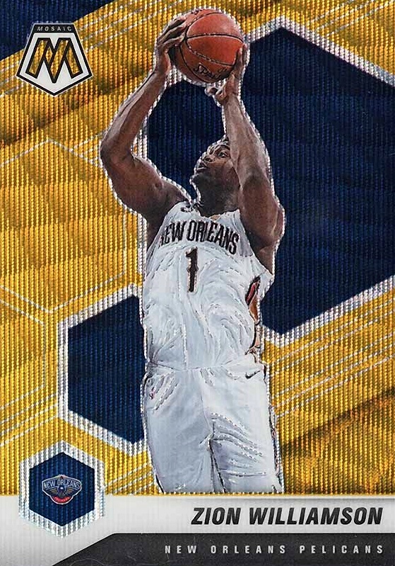 2020  Panini Mosaic Zion Williamson #49 Basketball Card