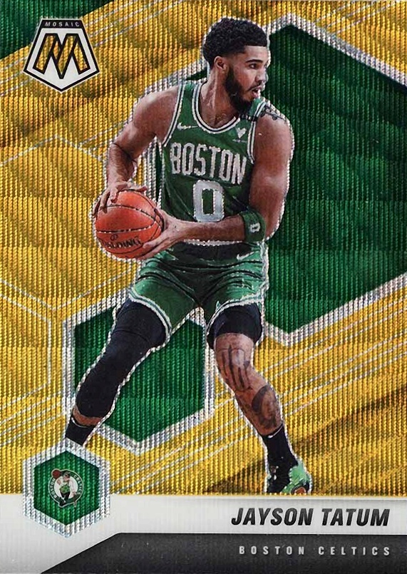 2020  Panini Mosaic Jayson Tatum #107 Basketball Card