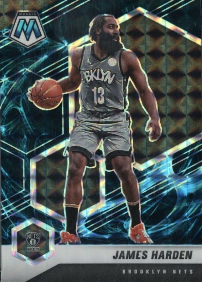 2020  Panini Mosaic James Harden #173 Basketball Card