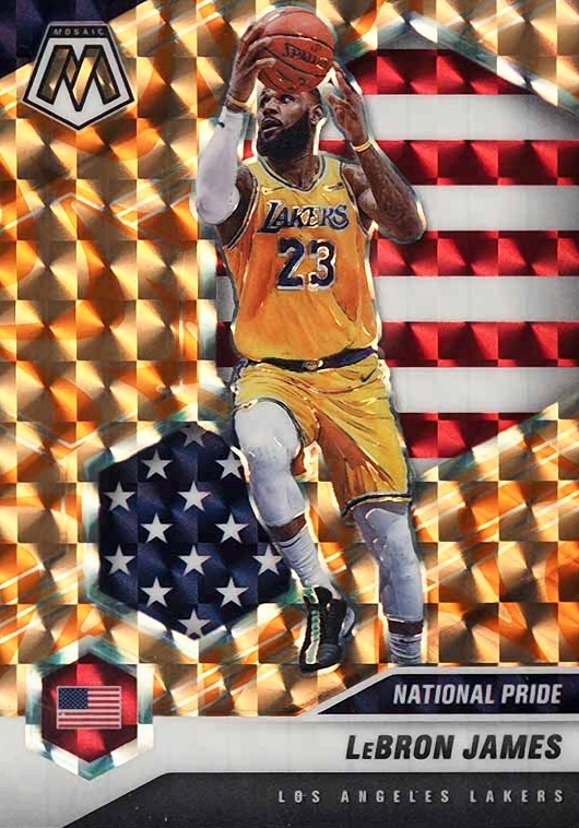 2020  Panini Mosaic LeBron James #247 Basketball Card