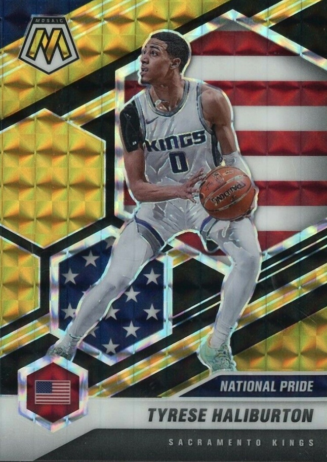 2020  Panini Mosaic Tyrese Haliburton #258 Basketball Card