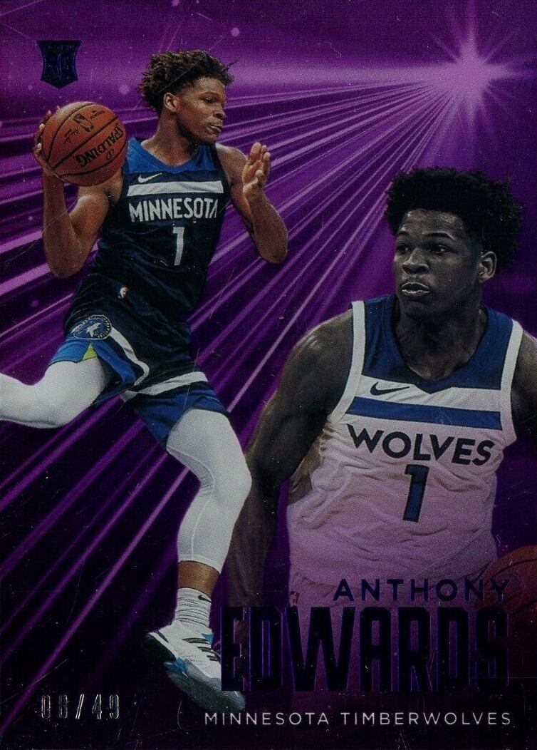 2020 Panini Chronicles Anthony Edwards #203 Basketball Card