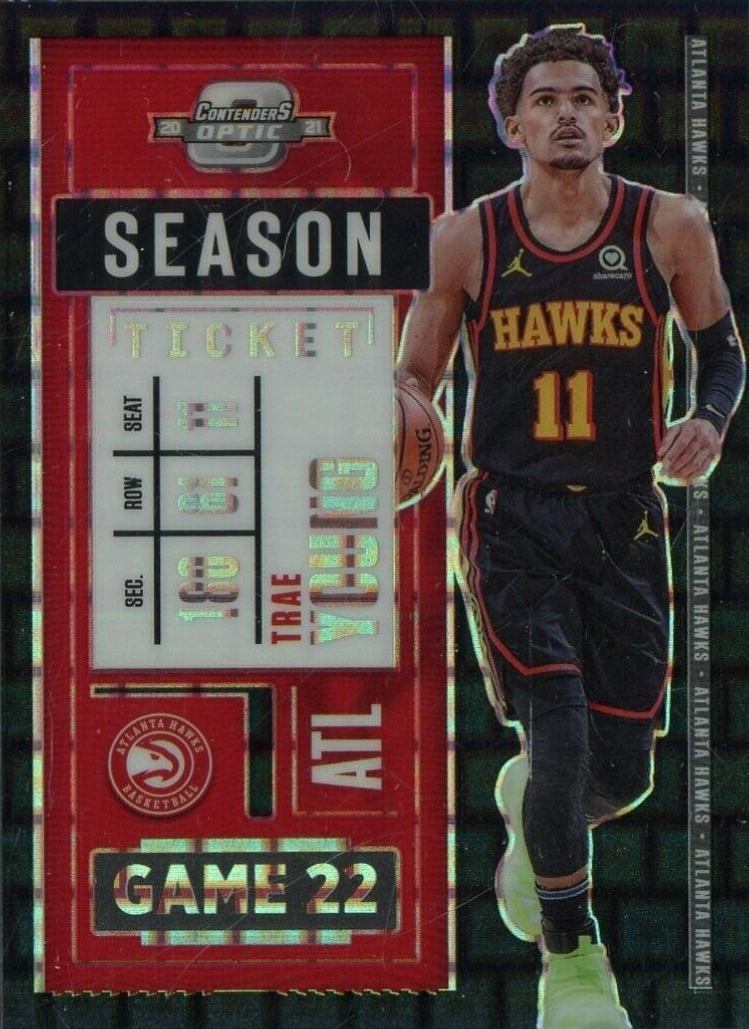 2020 Panini Contenders Optic Trae Young #5 Basketball Card