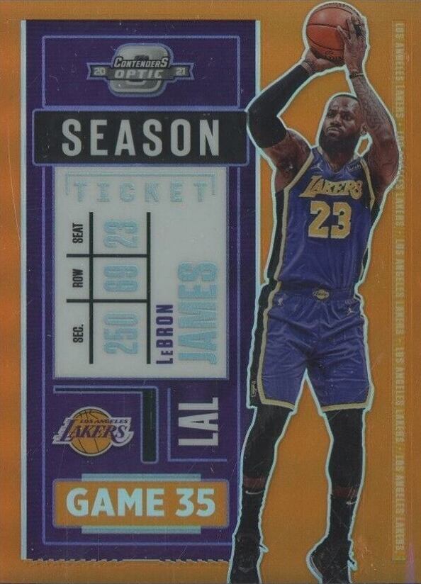 2020 Panini Contenders Optic LeBron James #81 Basketball Card