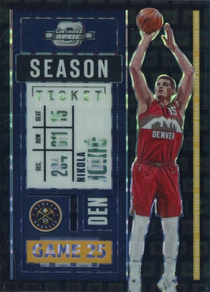 2020 Panini Contenders Optic Nikola Jokic #96 Basketball Card