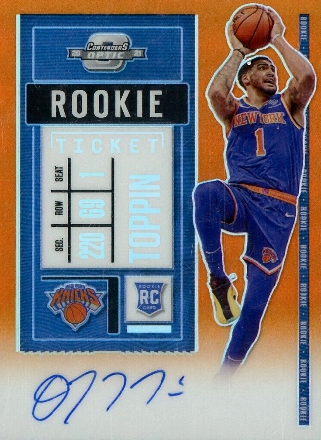 2020 Panini Contenders Optic Obi Toppin #118 Basketball Card