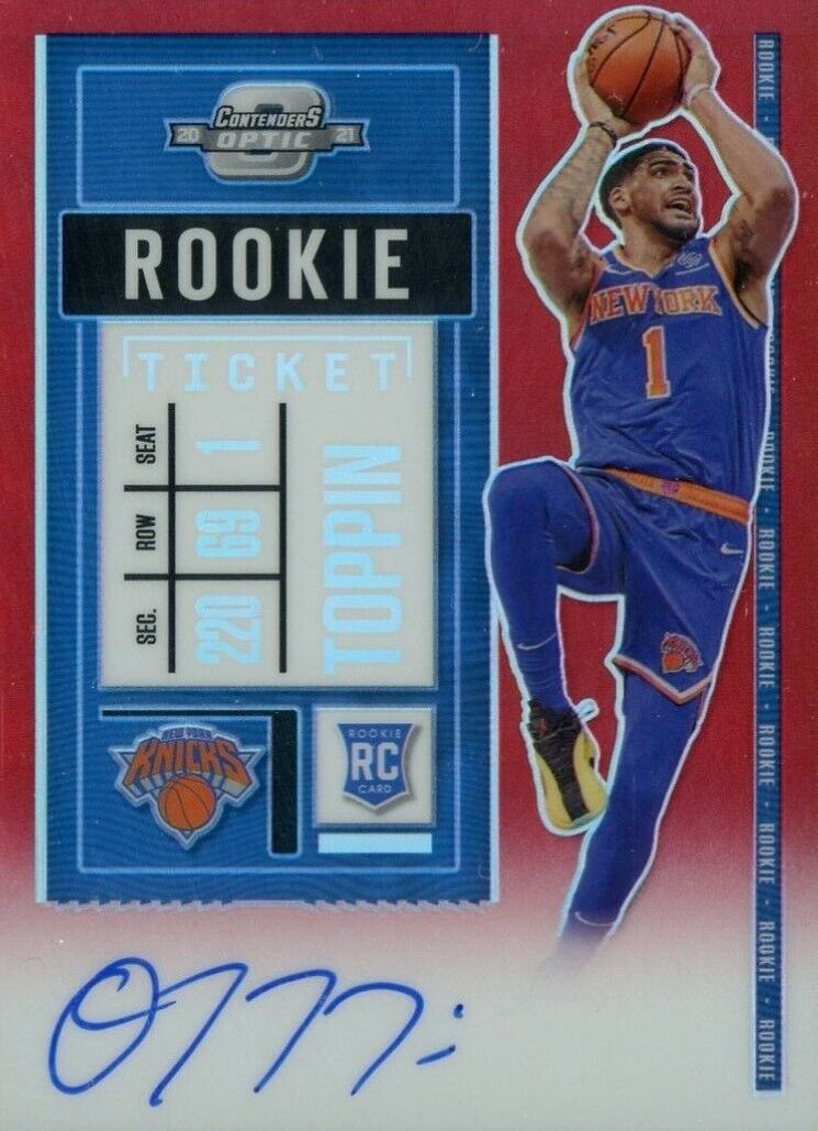 2020 Panini Contenders Optic Obi Toppin #118 Basketball Card