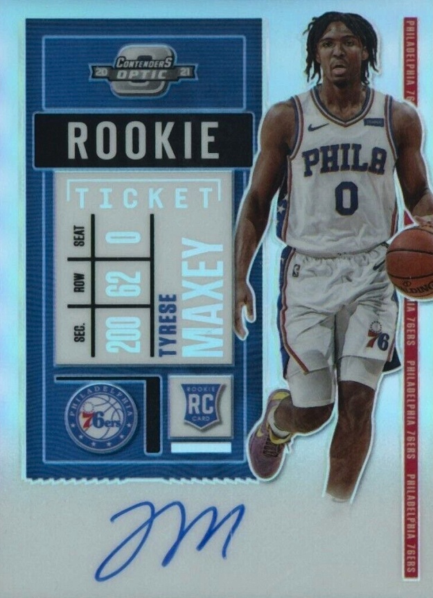 2020 Panini Contenders Optic Tyrese Maxey #120 Basketball Card