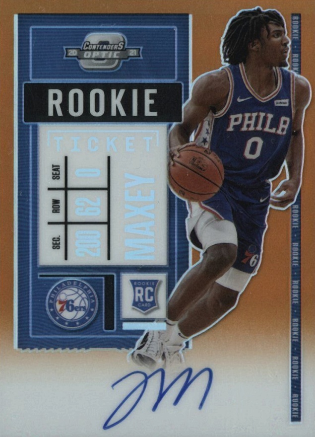 2020 Panini Contenders Optic Tyrese Maxey #120 Basketball Card