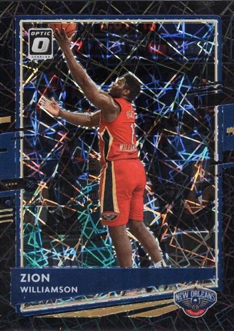 2020 Panini Donruss Optic Zion Williamson #40 Basketball Card