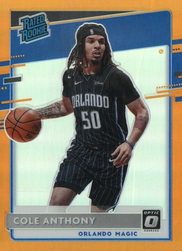 2020 Panini Donruss Optic Cole Anthony #165 Basketball Card