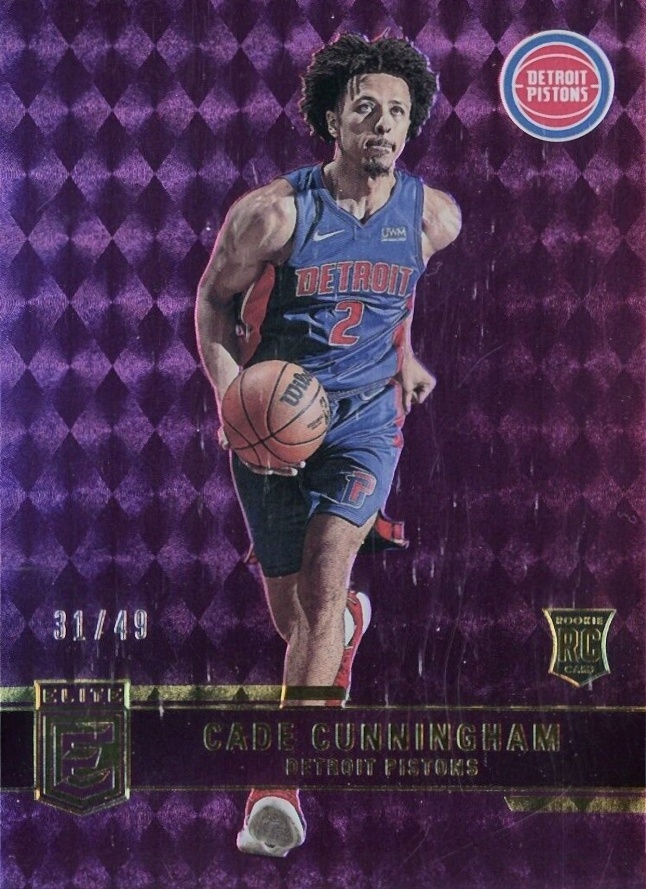 2021 Panini Donruss Elite Cade Cunningham #248 Basketball Card