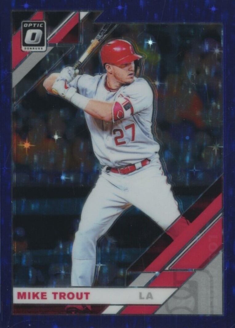 2019 Panini Donruss Optic Mike Trout #170 Baseball Card