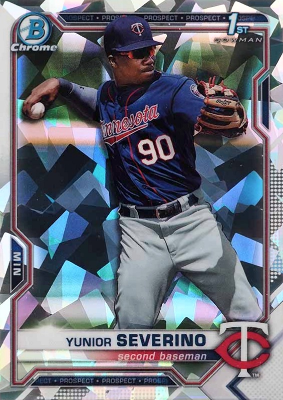 2021 Bowman Chrome Prospects Yunior Severino #BCP140 Baseball Card