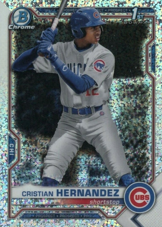 2021 Bowman Chrome Prospects Cristian Hernandez #BCP171 Baseball Card