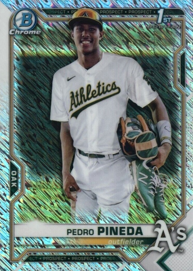 2021 Bowman Chrome Prospects Pedro Pineda #BCP216 Baseball Card