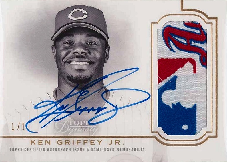 2020 Topps Dynasty Autographed Patch Ken Griffey Jr. #KG6 Baseball Card