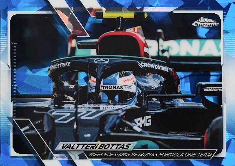 2021  Topps Chrome Formula 1 Sapphire Edition Valtteri Bottas #2 Other Sports Card