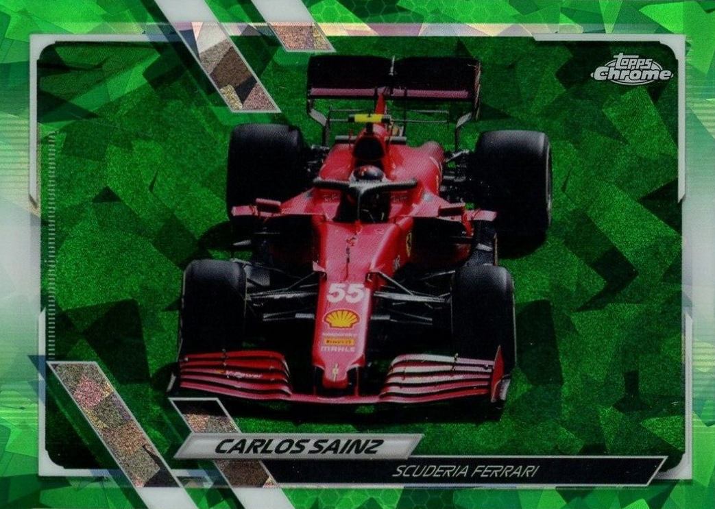 2021  Topps Chrome Formula 1 Sapphire Edition Carlos Sainz #107 Other Sports Card