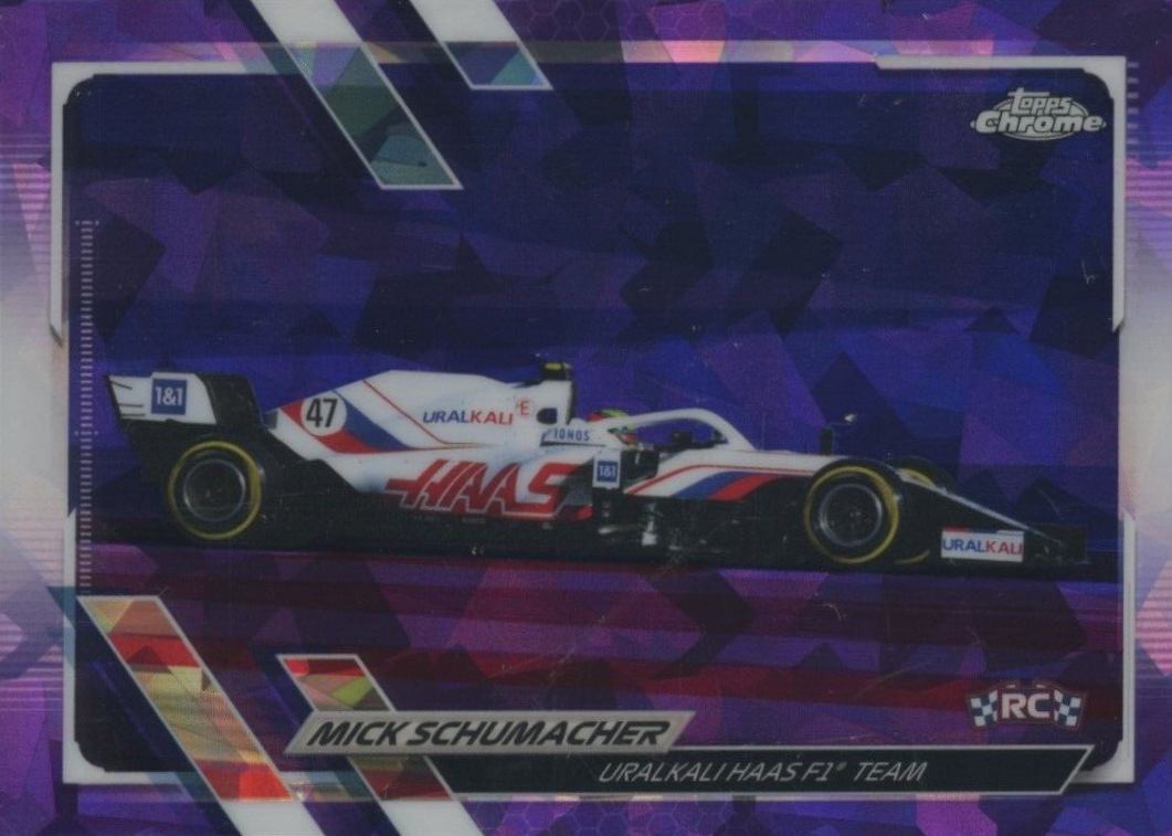 2021  Topps Chrome Formula 1 Sapphire Edition Mick Schumacher #112 Other Sports Card