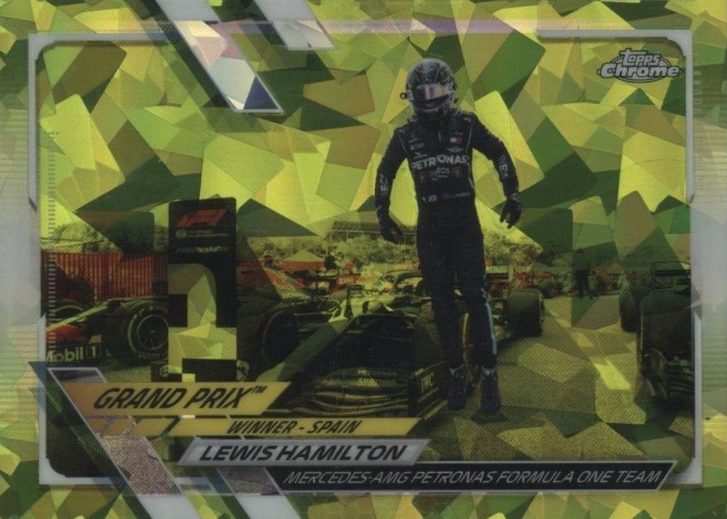 2021  Topps Chrome Formula 1 Sapphire Edition Lewis Hamilton #143 Other Sports Card