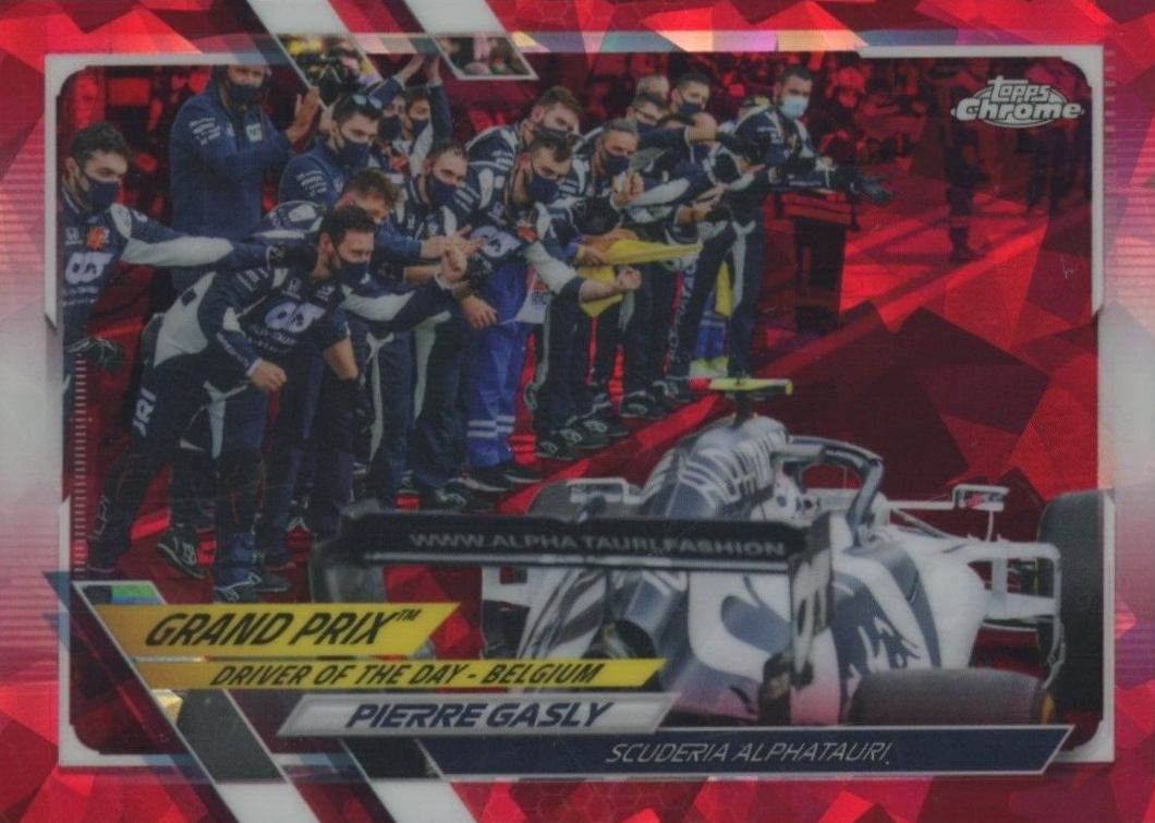 2021  Topps Chrome Formula 1 Sapphire Edition Pierre Gasly #164 Other Sports Card