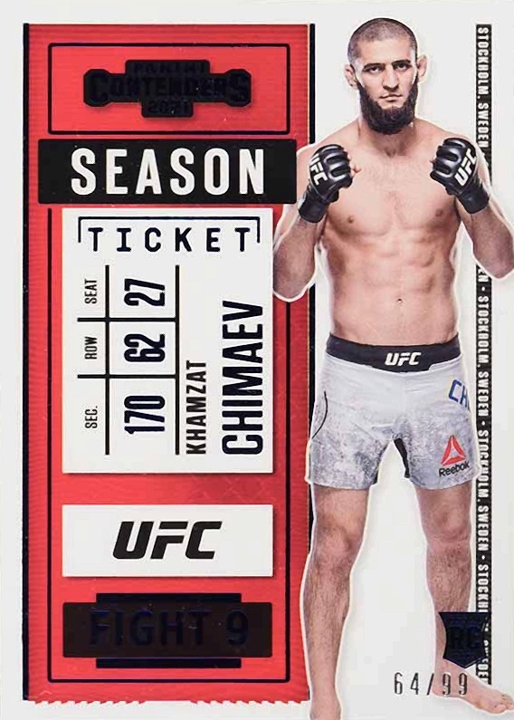 2021 Panini Chronicles UFC Khamzat Chimaev #3 Other Sports Card