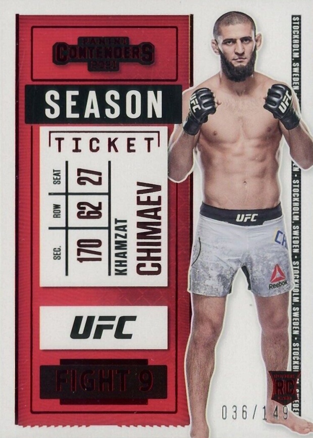 2021 Panini Chronicles UFC Khamzat Chimaev #3 Other Sports Card