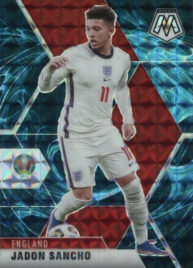 2020 Panini Mosaic UEFA Euro 2020 Jadon Sancho #110 Soccer Card