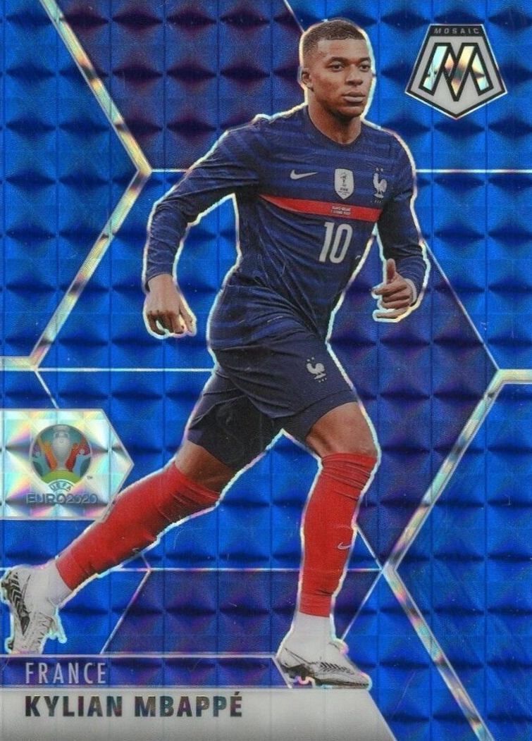 2020 Panini Mosaic UEFA Euro 2020 Kylian Mbappe #112 Soccer Card