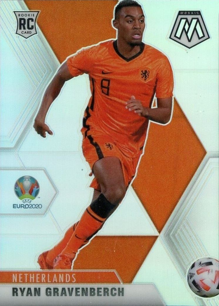 2020 Panini Mosaic UEFA Euro 2020 Ryan Gravenberch #148 Soccer Card