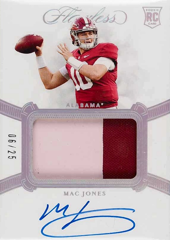 2021 Panini Flawless Collegiate Mac Jones #47 Football Card