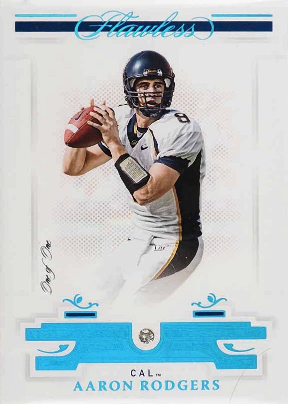 2021 Panini Flawless Collegiate Aaron Rodgers #86 Football Card