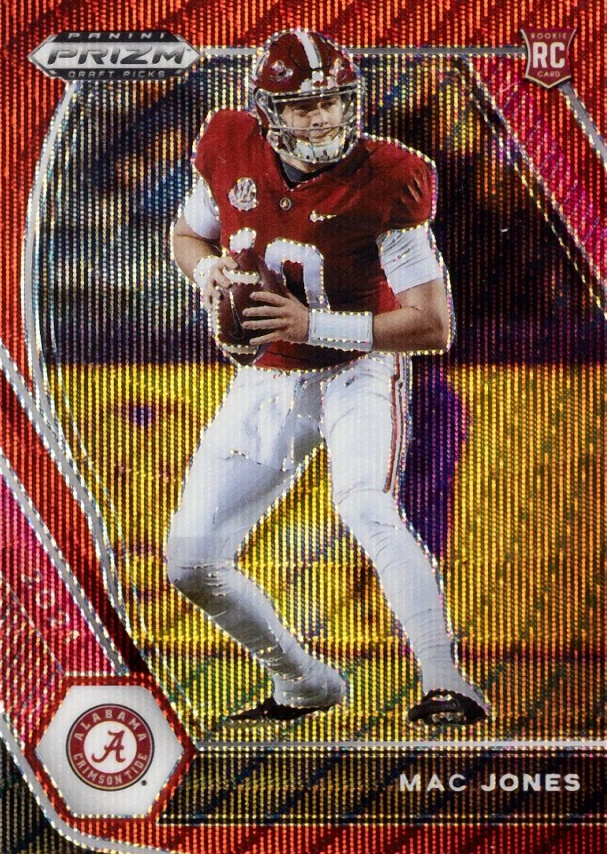 2021 Panini Prizm Draft Picks Mac Jones #104 Football Card