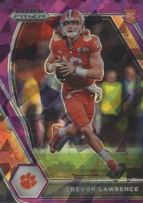 2021 Panini Prizm Draft Picks Trevor Lawrence #106 Football Card