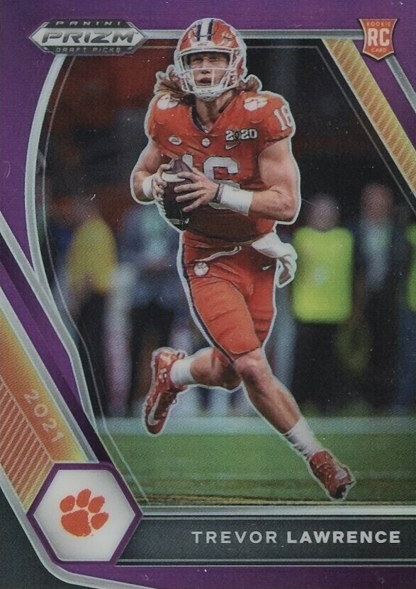 2021 Panini Prizm Draft Picks Trevor Lawrence #106 Football Card