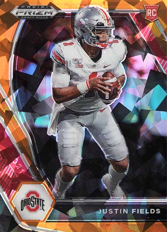 2021 Panini Prizm Draft Picks Justin Fields #121 Football Card